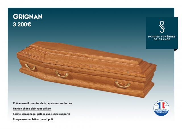 Cercueil inhumation grignan