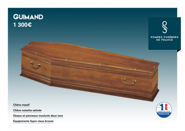 Cercueil inhumation guimand