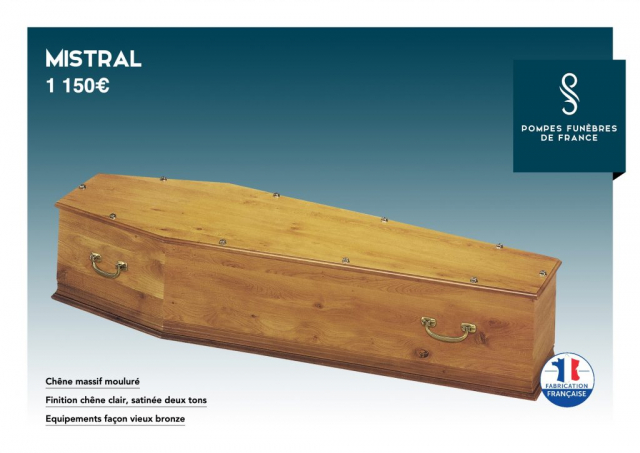 cercueil inhumation mistral