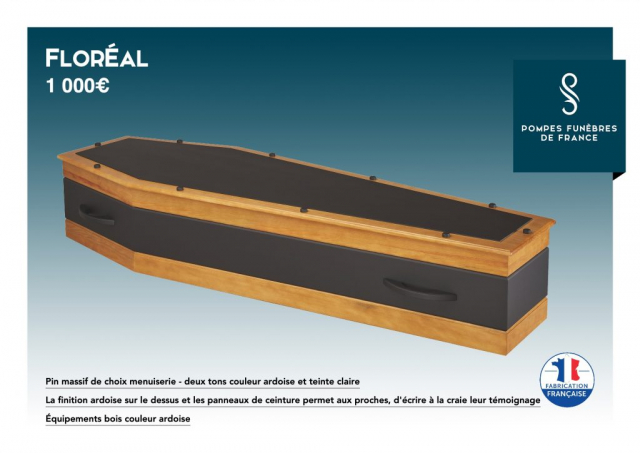 Cercueil crémation Floréal